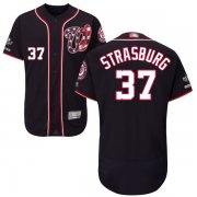 Wholesale Cheap Nationals #37 Stephen Strasburg Navy Blue Flexbase Authentic Collection 2019 World Series Champions Stitched MLB Jersey