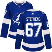 Cheap Adidas Lightning #67 Mitchell Stephens Blue Home Authentic Women's Stitched NHL Jersey