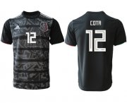 Wholesale Cheap Mexico #12 Cota Black Soccer Country Jersey