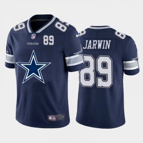 Wholesale Cheap Dallas Cowboys #89 Blake Jarwin Navy Blue Men\'s Nike Big Team Logo Player Vapor Limited NFL Jersey
