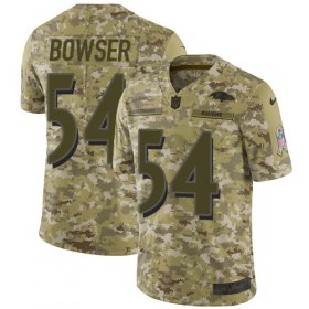 Wholesale Cheap Nike Ravens #54 Tyus Bowser Camo Men\'s Stitched NFL Limited 2018 Salute To Service Jersey
