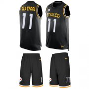 Wholesale Cheap Nike Steelers #11 Chase Claypool Black Team Color Men's Stitched NFL Limited Tank Top Suit Jersey