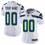 Wholesale Cheap Nike Seattle Seahawks Customized White Stitched Vapor Untouchable Limited Women's NFL Jersey