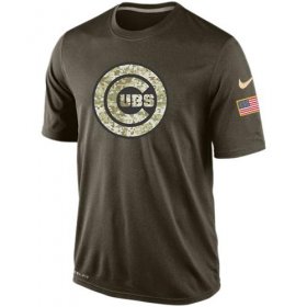 Wholesale Cheap Men\'s Chicago Cubs Salute To Service Nike Dri-FIT T-Shirt