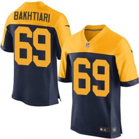 Wholesale Cheap Nike Packers #69 David Bakhtiari Navy Blue Alternate Men\'s Stitched NFL New Elite Jersey