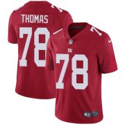 Wholesale Cheap Nike Giants #78 Andrew Thomas Red Alternate Men's Stitched NFL Vapor Untouchable Limited Jersey