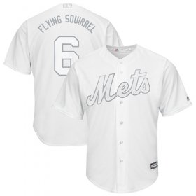 Wholesale Cheap Mets #6 Jeff McNeil White \"Flying Squirrel\" Players Weekend Cool Base Stitched MLB Jersey