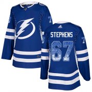 Cheap Adidas Lightning #67 Mitchell Stephens Blue Home Authentic Drift Fashion Stitched NHL Jersey
