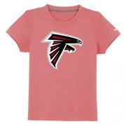 Wholesale Cheap Atlanta Falcons Sideline Legend Authentic Logo Youth T-Shirt Pink