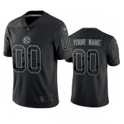 Wholesale Cheap Men's Pittsburgh Steelers Active Player Custom Reflective Limited Stitched Jersey