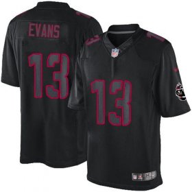 Wholesale Cheap Nike Buccaneers #13 Mike Evans Black Men\'s Stitched NFL Impact Limited Jersey