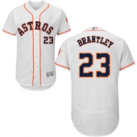 Wholesale Cheap Astros #23 Michael Brantley White Flexbase Authentic Collection Stitched MLB Jersey