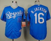 Wholesale Cheap Royals #16 Bo Jackson Light Blue Alternate Cool Base Stitched MLB Jersey