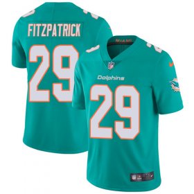 Wholesale Cheap Nike Dolphins #29 Minkah Fitzpatrick Aqua Green Team Color Men\'s Stitched NFL Vapor Untouchable Limited Jersey