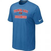 Wholesale Cheap Nike NFL Tampa Bay Buccaneers Heart & Soul NFL T-Shirt Indigo Blue