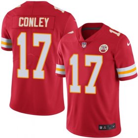 Wholesale Cheap Nike Chiefs #17 Chris Conley Red Team Color Men\'s Stitched NFL Vapor Untouchable Limited Jersey