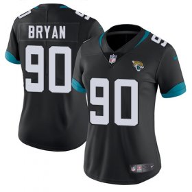 Wholesale Cheap Nike Jaguars #90 Taven Bryan Black Team Color Women\'s Stitched NFL Vapor Untouchable Limited Jersey