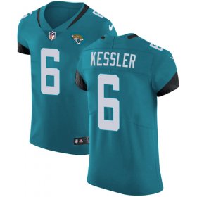 Wholesale Cheap Nike Jaguars #6 Cody Kessler Teal Green Alternate Men\'s Stitched NFL Vapor Untouchable Elite Jersey