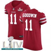 Wholesale Cheap Nike 49ers #11 Marquise Goodwin Red Super Bowl LIV 2020 Team Color Men's Stitched NFL Vapor Untouchable Elite Jersey