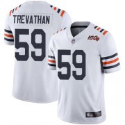 Wholesale Cheap Nike Bears #59 Danny Trevathan White Alternate Men's Stitched NFL Vapor Untouchable Limited 100th Season Jersey