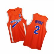 Wholesale Cheap Uncle Drew Harlem Buckets 2 Kyie Irving Orange Movie Basketball Jersey