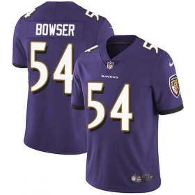 Wholesale Cheap Nike Ravens #54 Tyus Bowser Purple Team Color Men\'s Stitched NFL Vapor Untouchable Limited Jersey