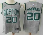 Wholesale Cheap Men's Boston Celtics #20 Gordon Hayward Gray NBA Swingman City Edition Jersey