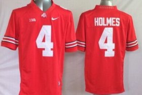 Wholesale Cheap Ohio State Buckeyes #4 Santonio Holmes 2014 Red Limited Jersey
