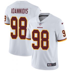Wholesale Cheap Nike Redskins #98 Matt Ioannidis White Men\'s Stitched NFL Vapor Untouchable Limited Jersey
