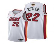 Wholesale Cheap Men's Miami Heat #22 Jimmy Butler White 2020 Finals Bound Association Edition Stitched NBA Jersey