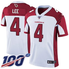Wholesale Cheap Nike Cardinals #4 Andy Lee White Men\'s Stitched NFL 100th Season Vapor Limited Jersey
