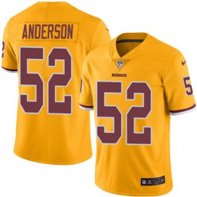 Wholesale Cheap Nike Redskins #52 Ryan Anderson Gold Youth Stitched NFL Limited Rush Jersey