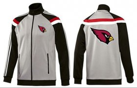 Wholesale Cheap NFL Arizona Cardinals Team Logo Jacket Grey