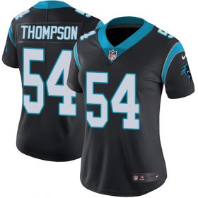 Wholesale Cheap Nike Panthers #54 Shaq Thompson Black Team Color Women\'s Stitched NFL Vapor Untouchable Limited Jersey