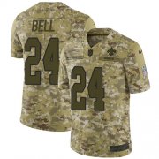 Wholesale Cheap Nike Saints #24 Vonn Bell Camo Men's Stitched NFL Limited 2018 Salute To Service Jersey