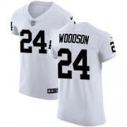 Wholesale Cheap Nike Raiders #24 Charles Woodson White Men's Stitched NFL Vapor Untouchable Elite Jersey