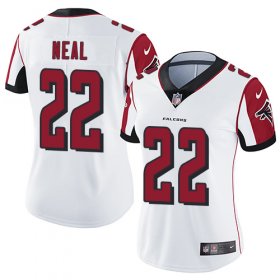 Wholesale Cheap Nike Falcons #22 Keanu Neal White Women\'s Stitched NFL Vapor Untouchable Limited Jersey