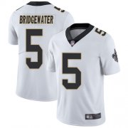 Wholesale Cheap Nike Saints #5 Teddy Bridgewater White Men's Stitched NFL Vapor Untouchable Limited Jersey