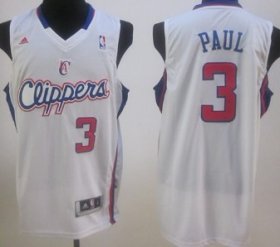 Wholesale Cheap Los Angeles Clippers #3 Chris Paul White Swingman Jersey