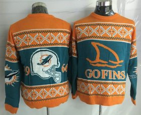 Wholesale Cheap Nike Dolphins Men\'s Ugly Sweater