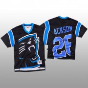 Wholesale Cheap NFL Carolina Panthers #26 Donte Jackson Black Men's Mitchell & Nell Big Face Fashion Limited NFL Jersey