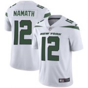 Wholesale Cheap Men's New York Jets #12 Joe Namath White 2019 Vapor Untouchable Limited Stitched Jersey