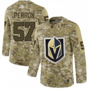 Wholesale Cheap Adidas Golden Knights #57 David Perron Camo Authentic Stitched NHL Jersey