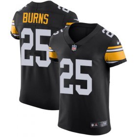 Wholesale Cheap Nike Steelers #25 Artie Burns Black Alternate Men\'s Stitched NFL Vapor Untouchable Elite Jersey