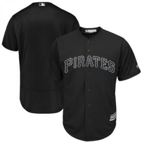 Wholesale Cheap Pittsburgh Pirates Blank Majestic 2019 Players\' Weekend Cool Base Team Jersey Black