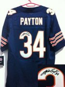 Wholesale Cheap Nike Bears #34 Walter Payton Navy Blue Team Color Men's Stitched NFL Elite Autographed Jersey
