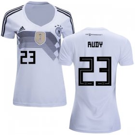 Wholesale Cheap Women\'s Germany #23 Rudy White Home Soccer Country Jersey