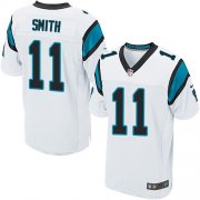 Wholesale Cheap Nike Panthers #11 Torrey Smith White Men's Stitched NFL Elite Jersey