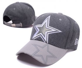 Wholesale Cheap Cowboys Team Logo Heather Gray Adjustable Hat SD