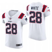 Cheap New England Patriots #28 James White Nike Men's White Team Color Men's Stitched NFL 2020 Vapor Untouchable Elite Jersey